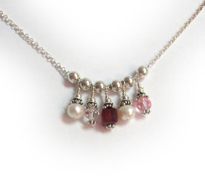 Grandmother Birthstone Jewelry on Designs    See Them Here First     Birthstone Crystal Necklace Designs