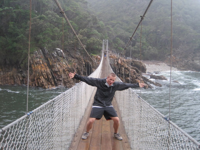 On the suspension bridge