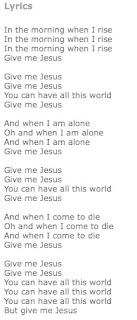 Chronicles of a sinner saved by Grace: You can have all this world