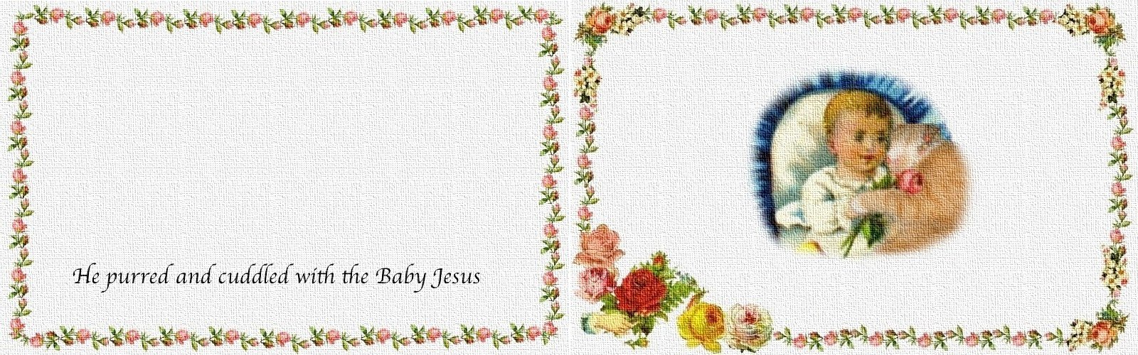 Baby Jesus and the Tabby Cat November 2010