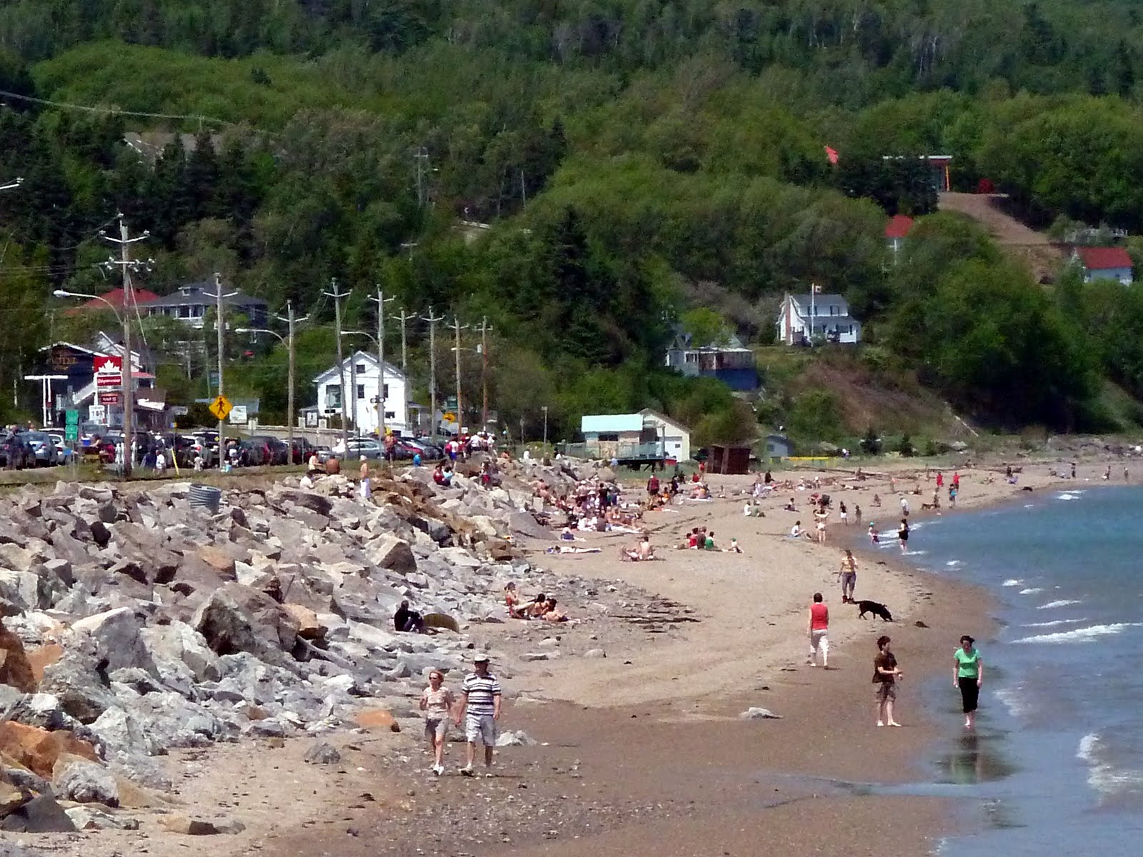Vu par Eric Entre Charlevoix et Montréal Du monde à la plage