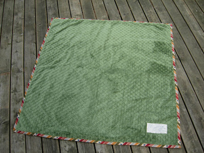 Little Sheep Quilt back