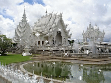 Handcrafted White Temple