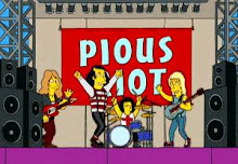 quiet riot en los simpson