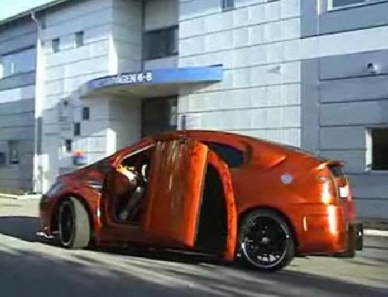 Pimped car is the world's most extreme Toyota Prius.