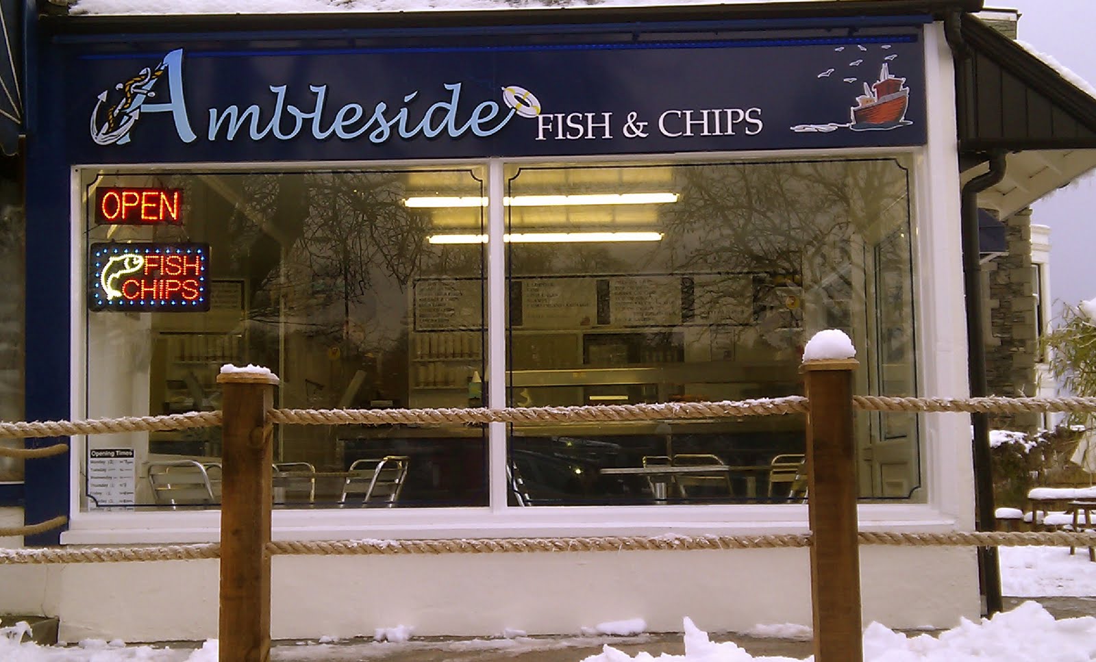 Wateredge Inn Ambleside Fish & Chips