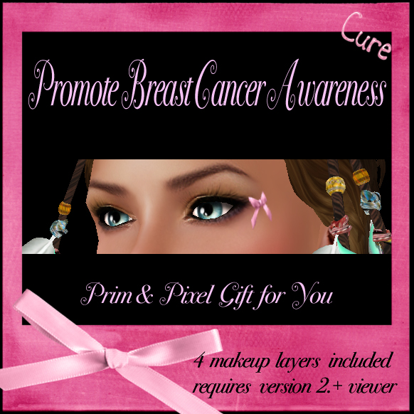 GIFT Breast Cancer Awareness Makeup Tattoos @ Prim & Pixel