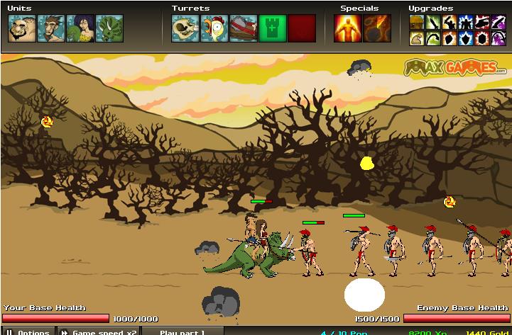 Age of War 2 is a mix between
