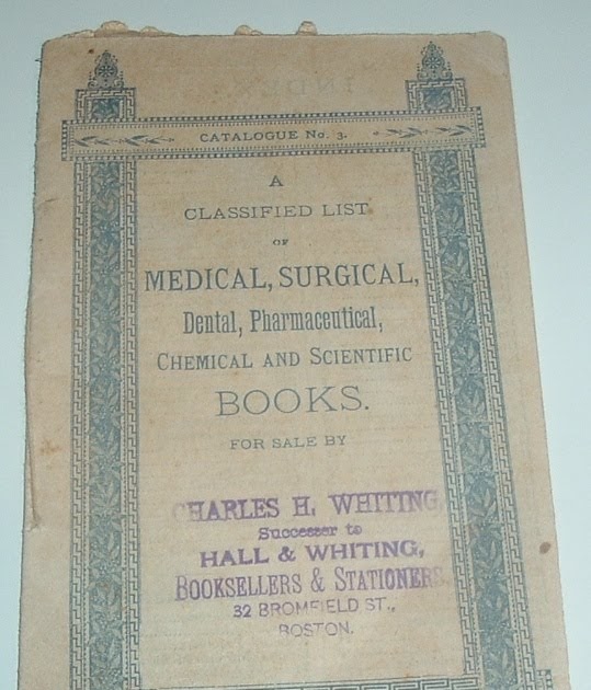 Bibliophemera Medical books for sale, 188485