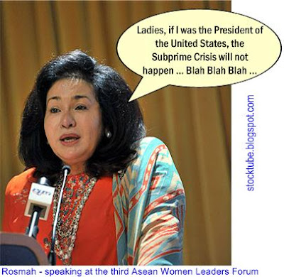 Rosmah blames Men for Recession