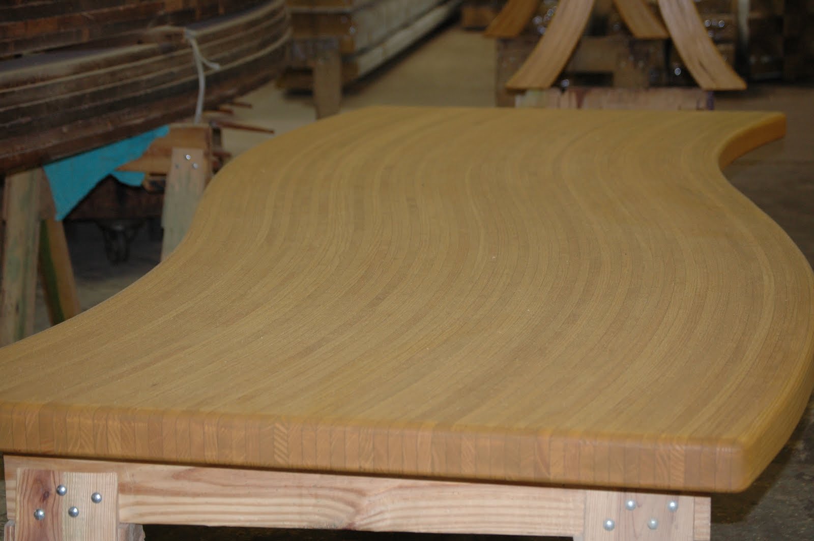 Wood Times Blog Glulam Conference Table by UnaLam