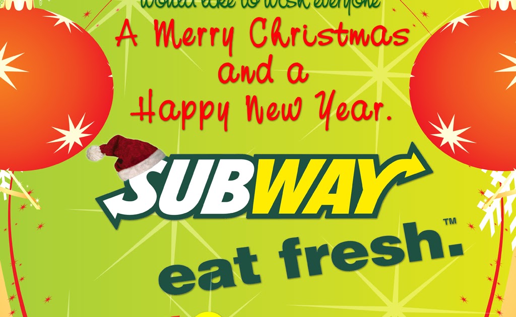 Bonafide Family Blog SUBWAY SVG Xmas Greeting
