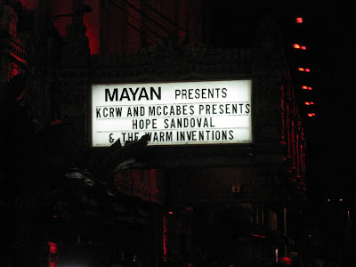 Blogtown Hope Sandoval The Warm Inventions At The Mayan blogtown
