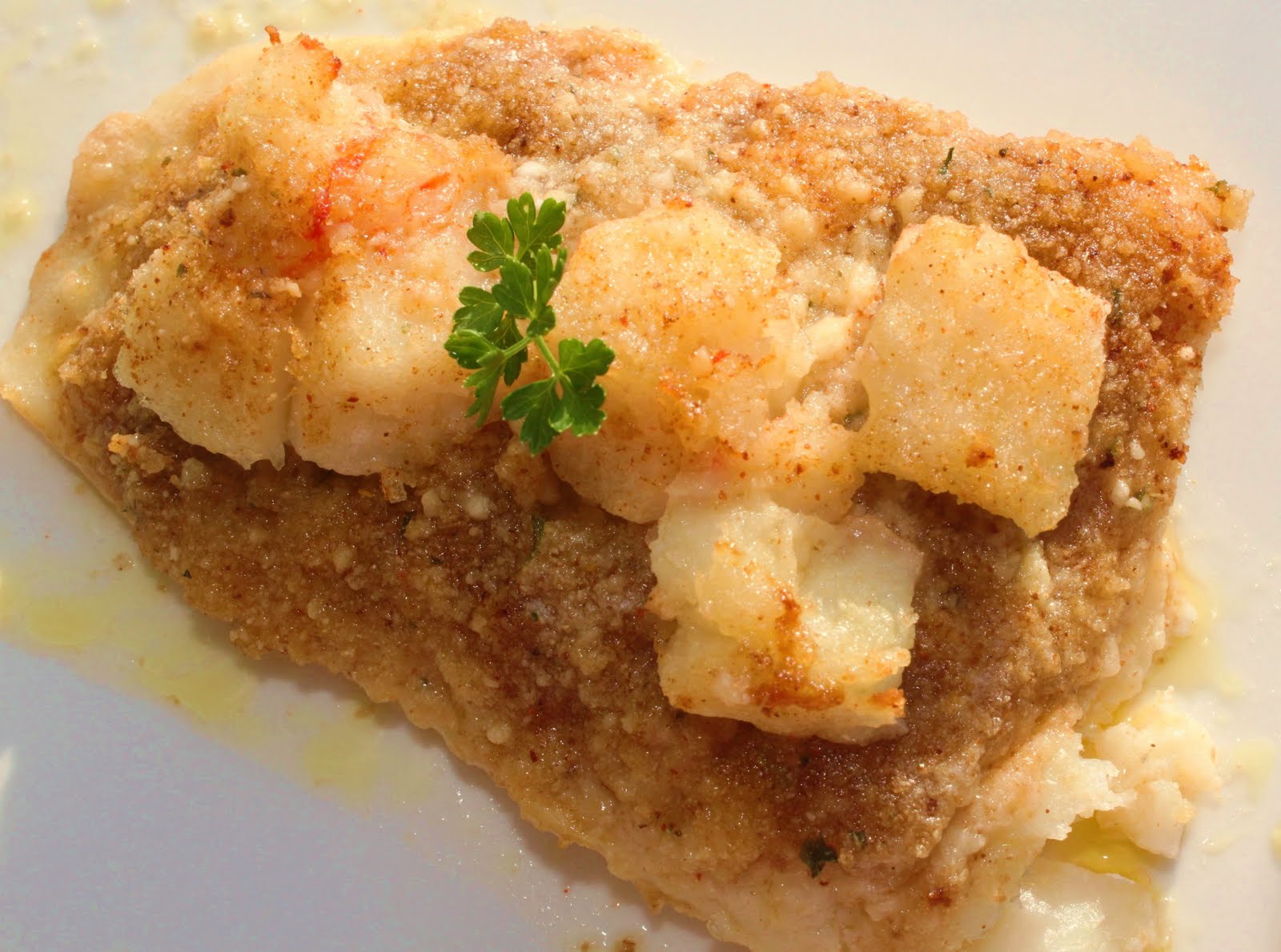 Baked Haddock, Buttery Lobster and Wine Sauce Recipe What's Cookin