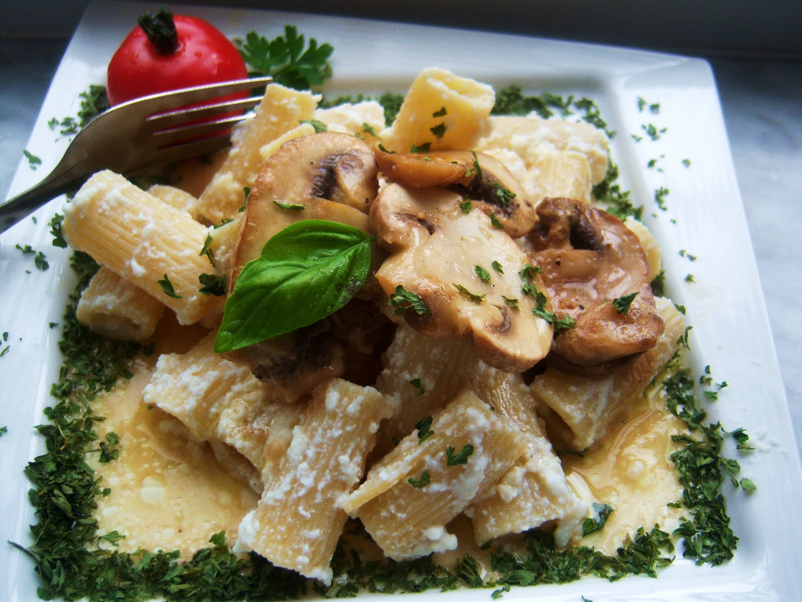 Italian Rigatoni Pasta with Mushroom Marsala Sauce What's Cookin' Italian Style Cuisine