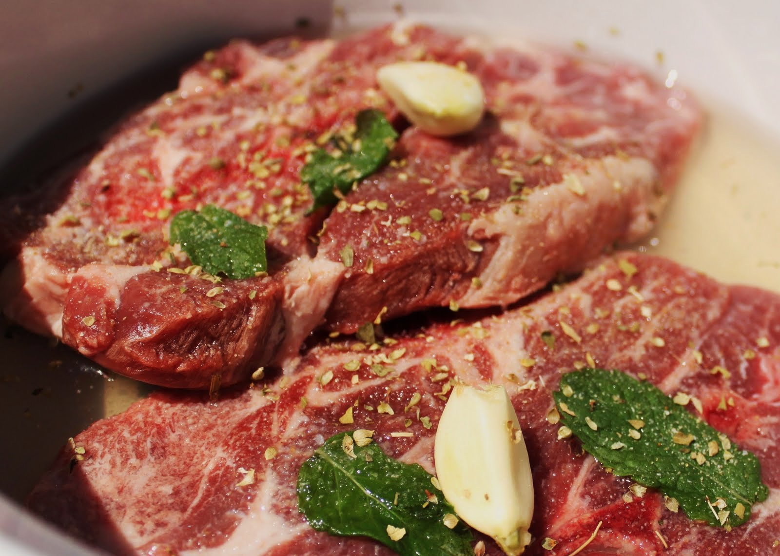 Grilled Lamb Chops with Wine Garlic Mint Marinade What's Cookin