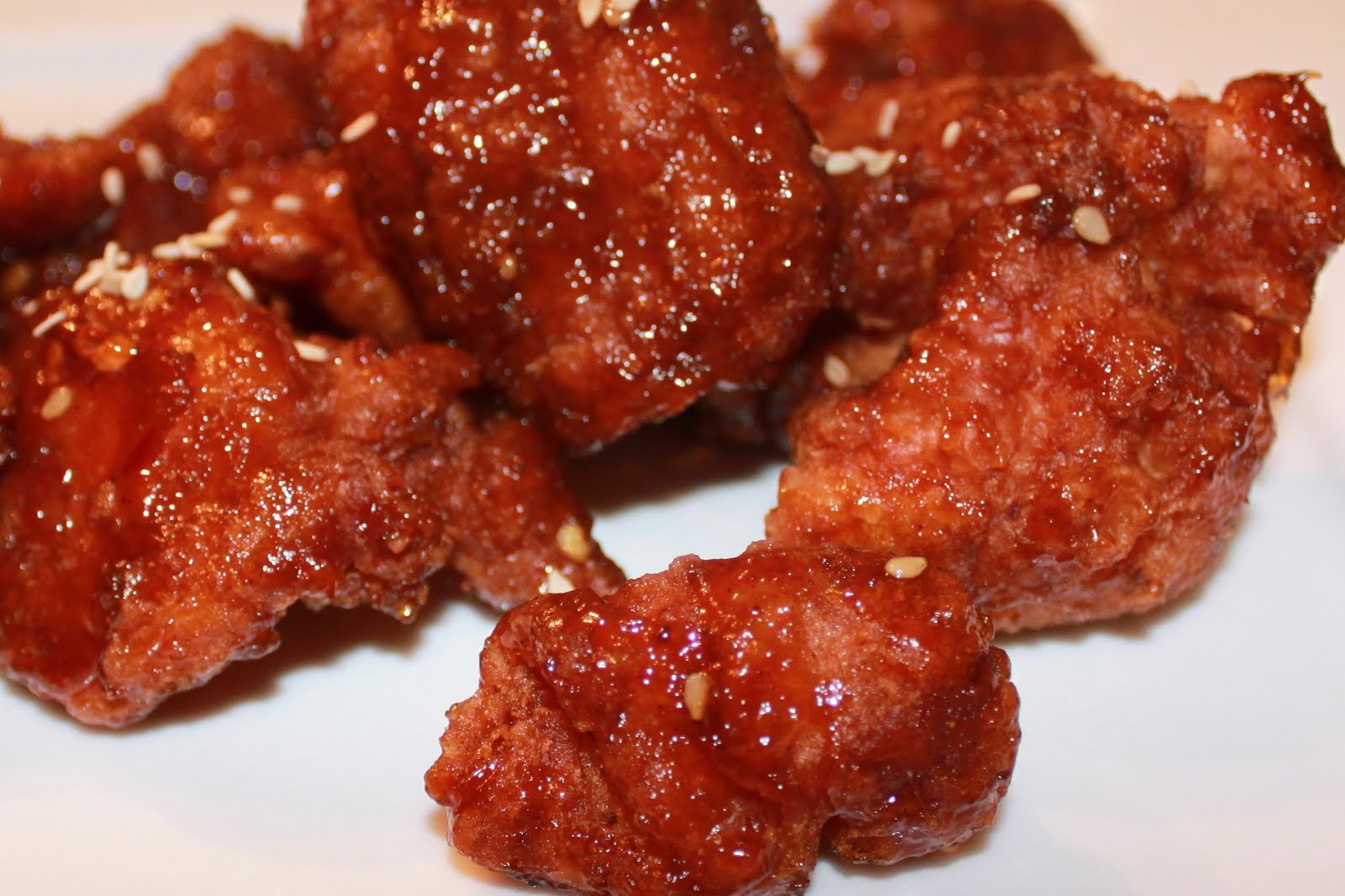 Curt's Glazed Sesame Chicken Bites Recipe Guest Post What's Cookin