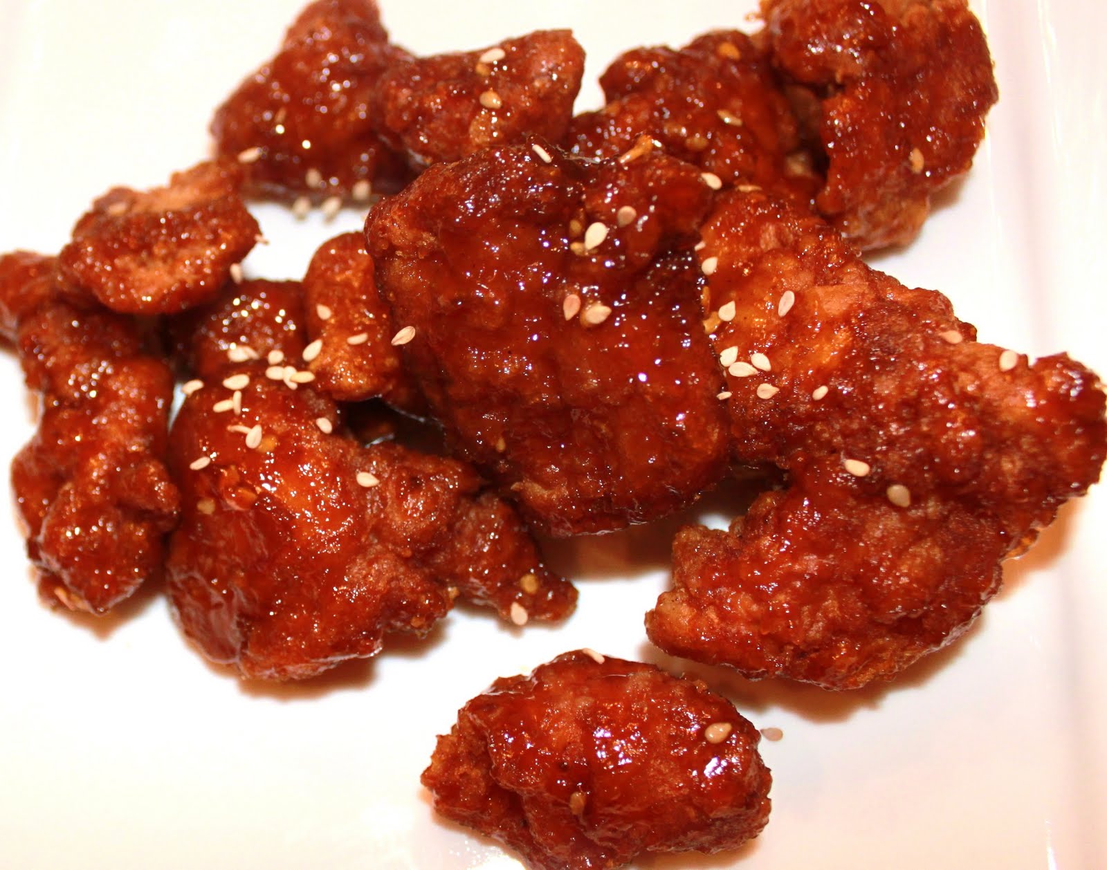 Curt's Glazed Sesame Chicken Bites Recipe Guest Post What's Cookin