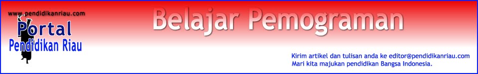 tutorial bahasa pemograman komputer beserta contoh