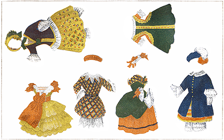 chocolate paper doll