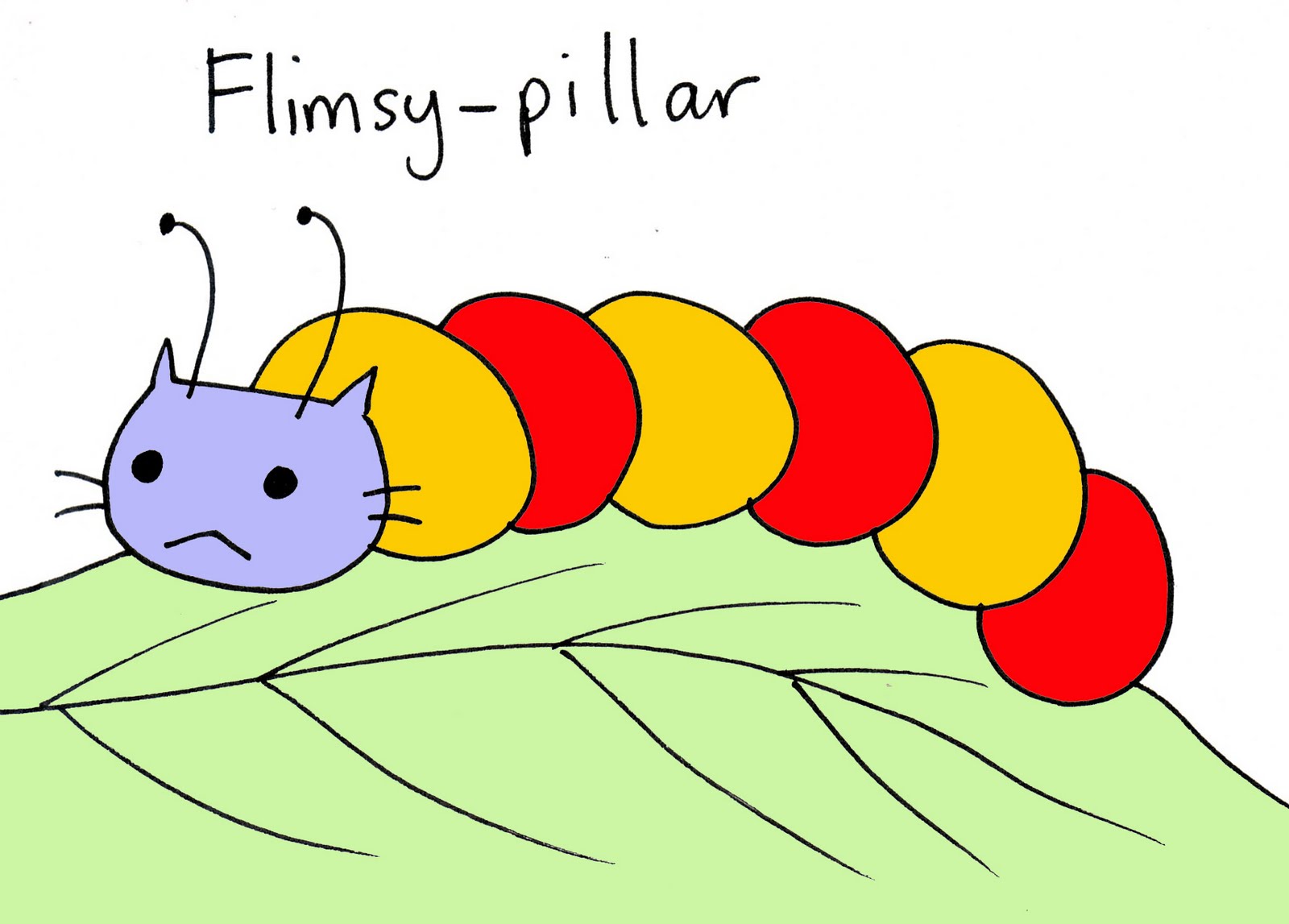 Flimsy the Kitten: Flimsy-pillar