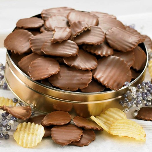 Slavenka & Obi CHOCOLATE COVERED POTATO CHIPS