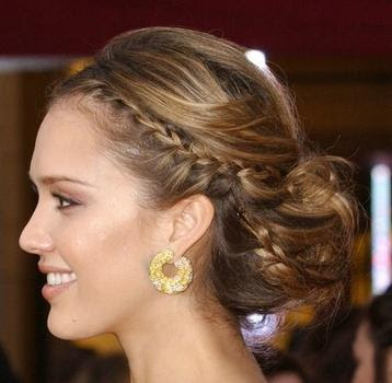 Popular hairstyles, soft wavy updos/ messy side buns