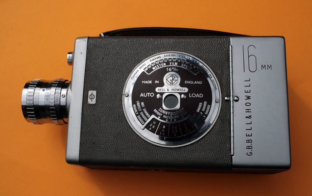 hakkahing's old cameras & lenses G.B. Bell & Howell 16mm Movie Camera