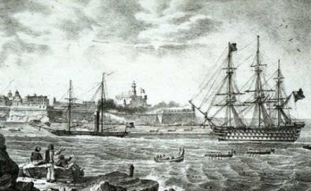 HMS Queen Entering Malta Harbour. HMS Queen Entering Malta Harbour HMS Queen Entering Malta Harbour. HMS Queen Entering Malta Harbour