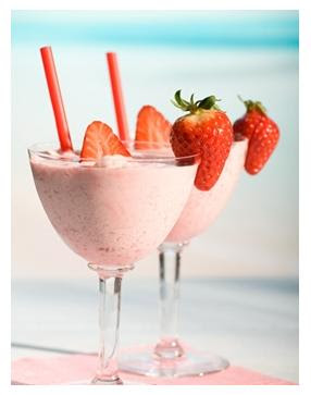 strawberry smoothie feature