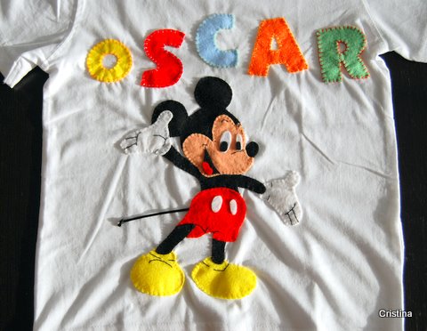 Mickey en fieltro - Imagui