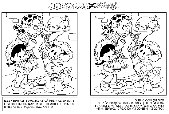 Ilustração-jogo dos 7 erros - Ilustrador