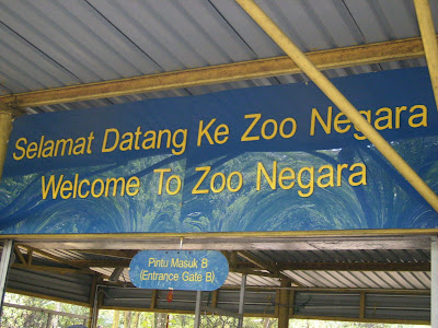 Rombongan ke Zoo Negara.