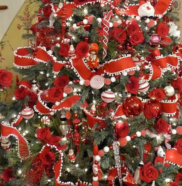 Design Style Guide Christmas Tree with Roses