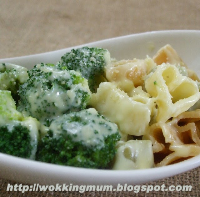 Let's get Wokking! Broccoli and Pasta with Cheese Sauce Singapore
