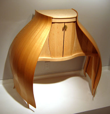 two furniture/sculptures