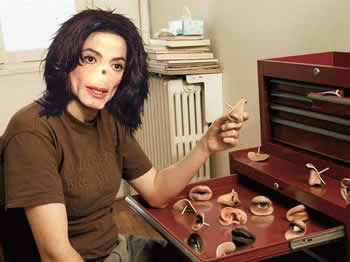 Right: Michael Jackson picking