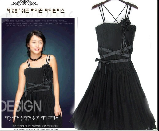 [Black+Cross+Ribbon+Details+at+Waist+Korean+Chiffon+Dress+$49.90.jpg]