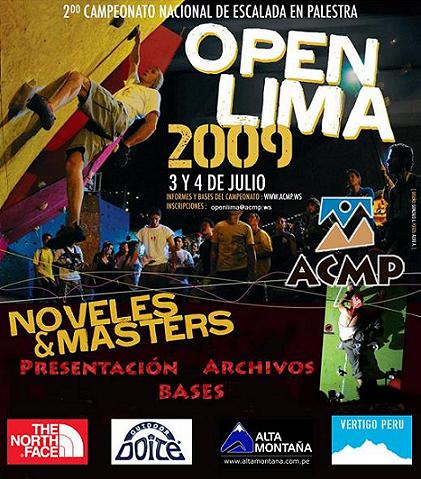 Open Lima 2009 - Campeonato de Escalada