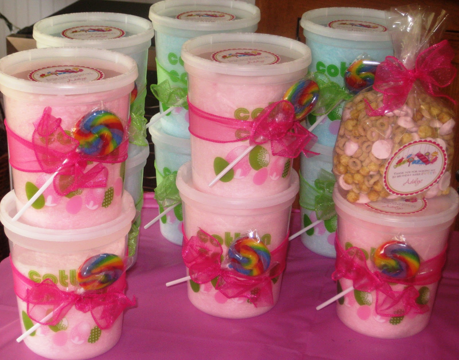 Cotton Candy Favors