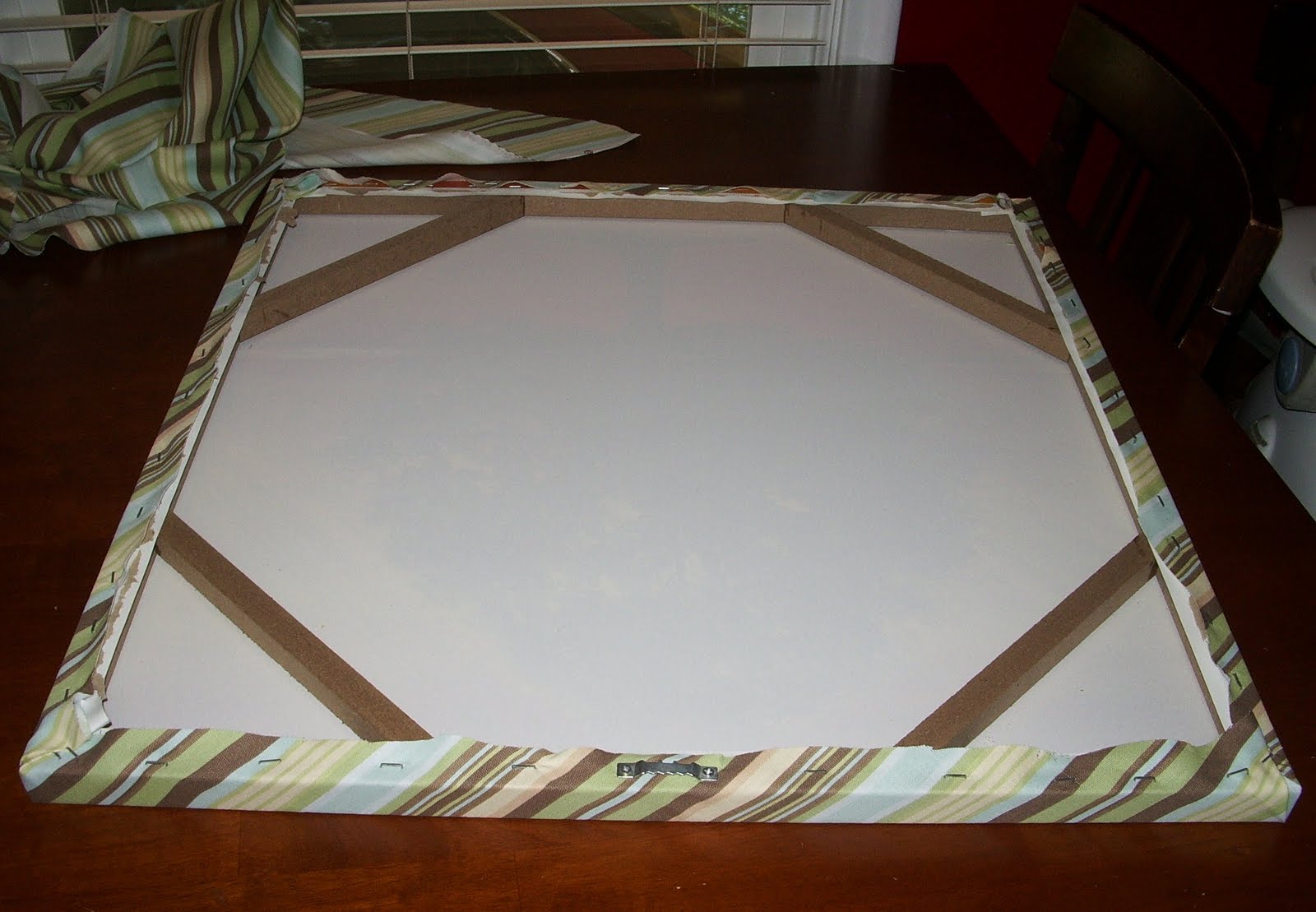 A Load Of Craft Tutorial How To Make A Fabric Covered Canvas