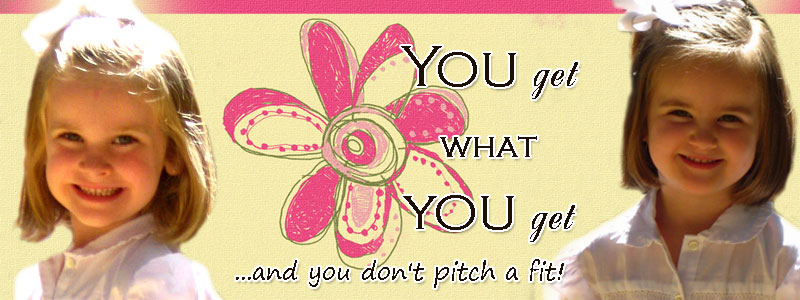 "You get what you get. . .