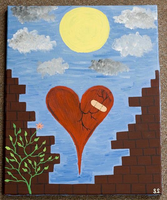 Painting of a Broken Heart Portland Rescue Mission
