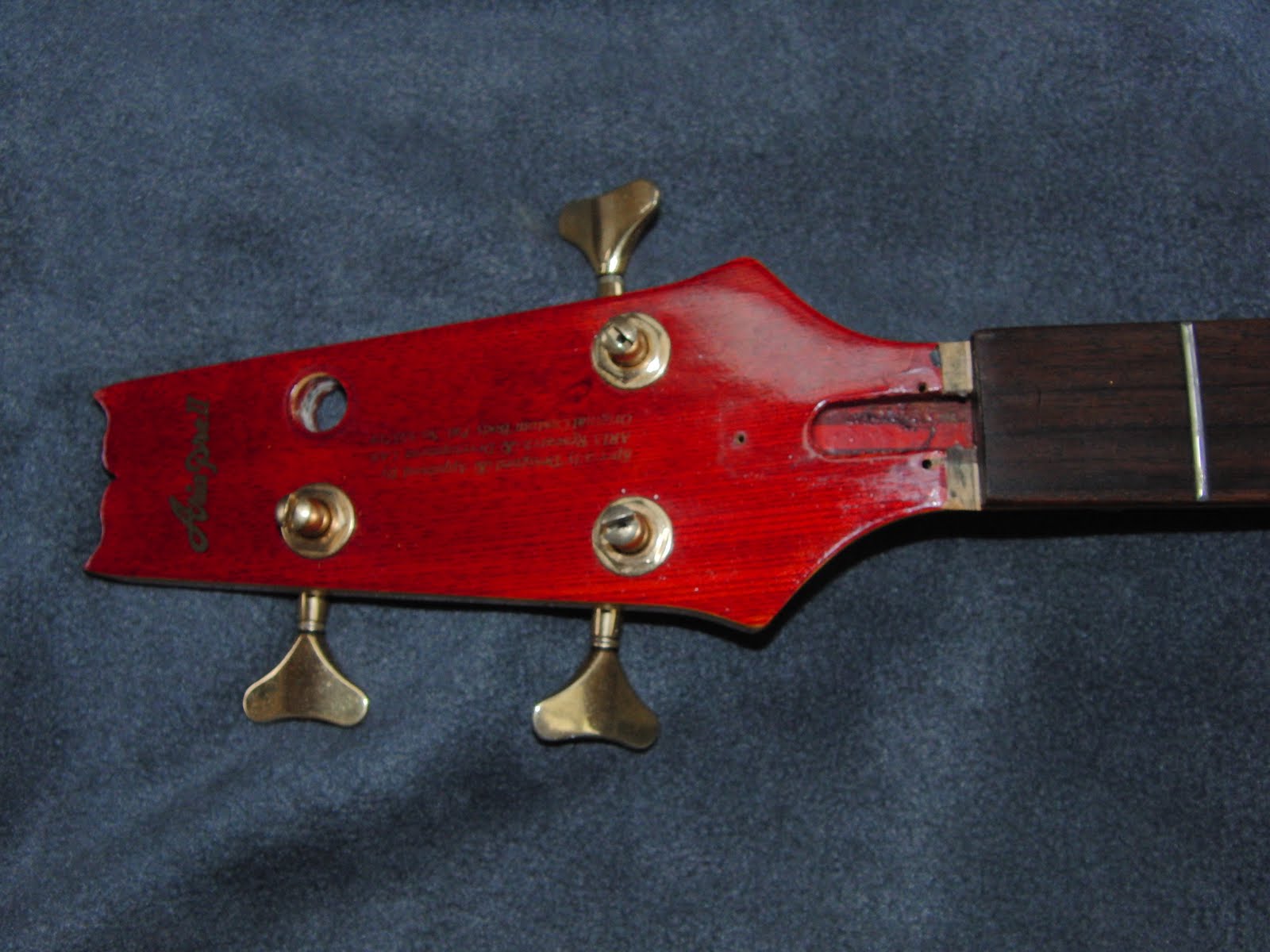 Aria Basses Aria Pro II SBELT Neck Repair