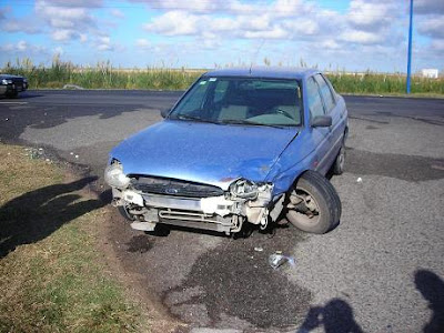 MOTO COLISIONA CON VEHÍCULO EN ACCESO A COSTA DEL ESTE 2 accidente