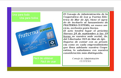 CLYFEMA: lanzamiento de Tarjeta Fraterna 2 Invitaci%C3%B3n+FRATERNA