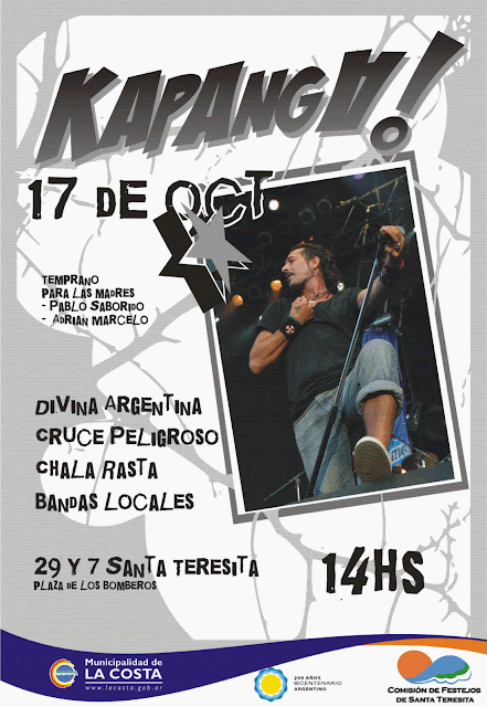 El domingo se presentará Kapanga en el cierre de los festejos por el “Mes de la Primavera” en La Costa 2 Kapanga