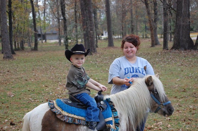 Ricky on the horse