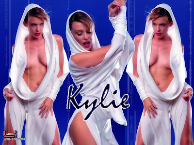 kylie minogue topless