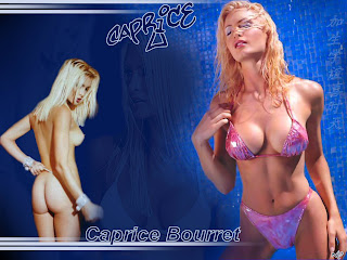 caprice bourret in lingerie showing ass